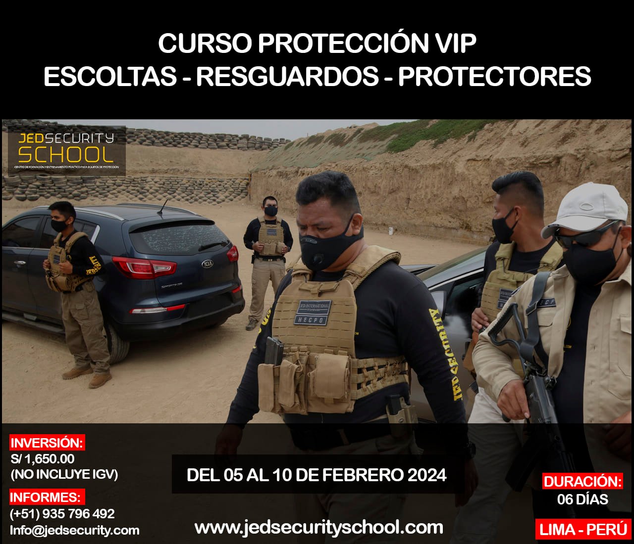 CURSO DE RESGUARDOS Y ESCOLTAS